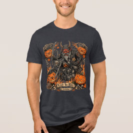 ルート66 ハロウィン バイカー Live To Ride ヴァリエーション I トライブレンドTシャツ