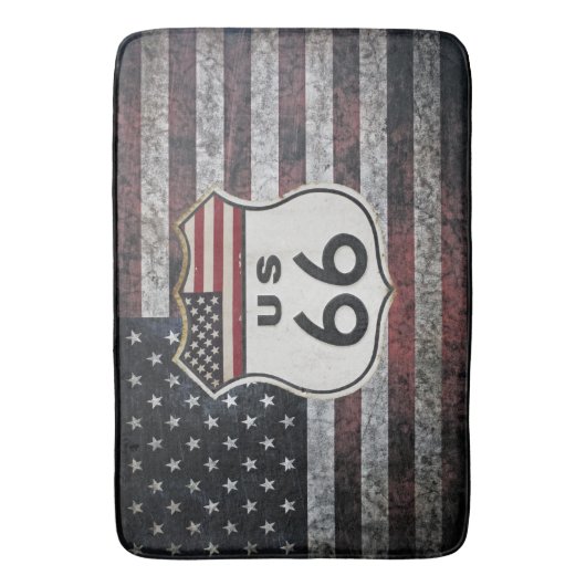 ルート66 バスマット (正面縦)