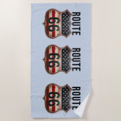 ルート66 ビーチタオル (正面)