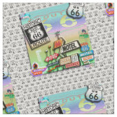 ルート66 ファブリック (クローズアップ)