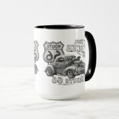 ルート66 ホットロッド コーヒーマグ マグカップ (正面右)