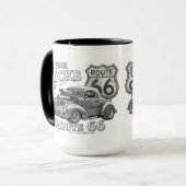 ルート66 ホットロッド コーヒーマグ マグカップ (正面左)