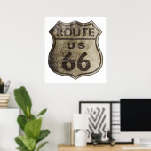 ルート66 ポスター (ホームオフィス)
