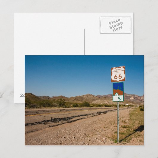 ルート66 ポストカード (正面/裏面)