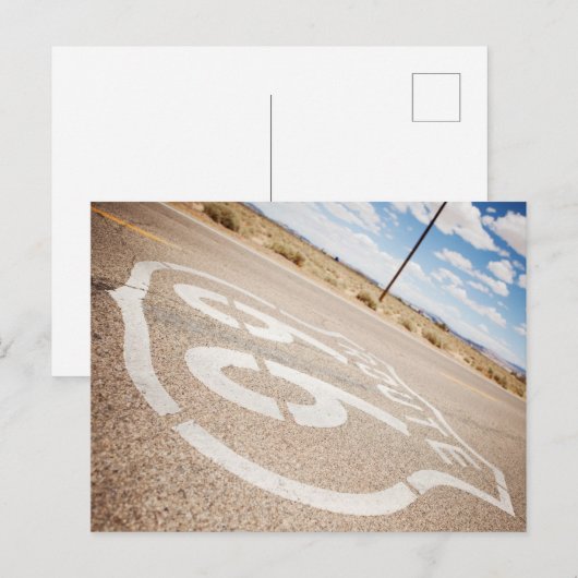 ルート66 ポストカード (正面/裏面)