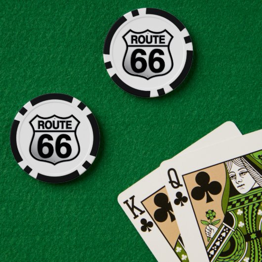 ルート66 ポーカーチップ (ポーカーテーブル (ダブル))