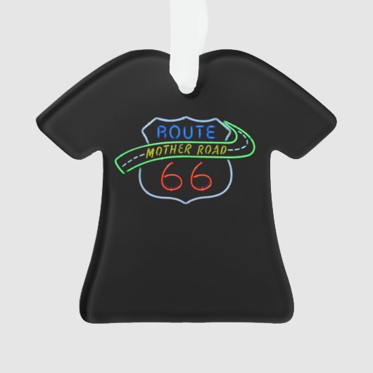 ルート66、マザー道路、ネオンの標識 オーナメント (正面)