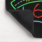 ルート66、マザー道路、ネオンの標識 マウスパッド (コーナー)