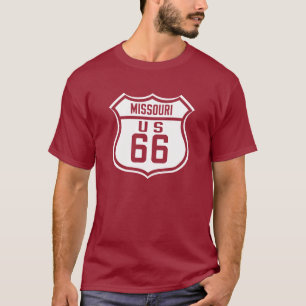 ルート66 -ミズーリ Tシャツ