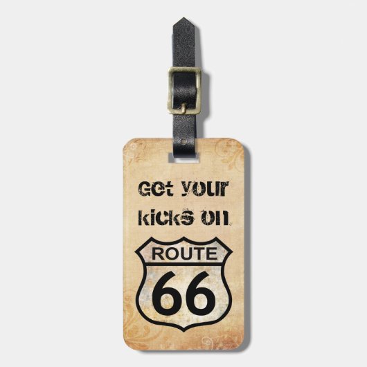 ルート66 ラゲッジタグ (正面縦)