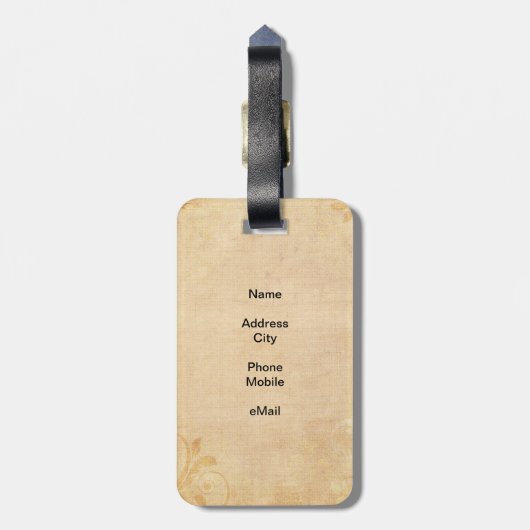 ルート66 ラゲッジタグ (裏面縦)