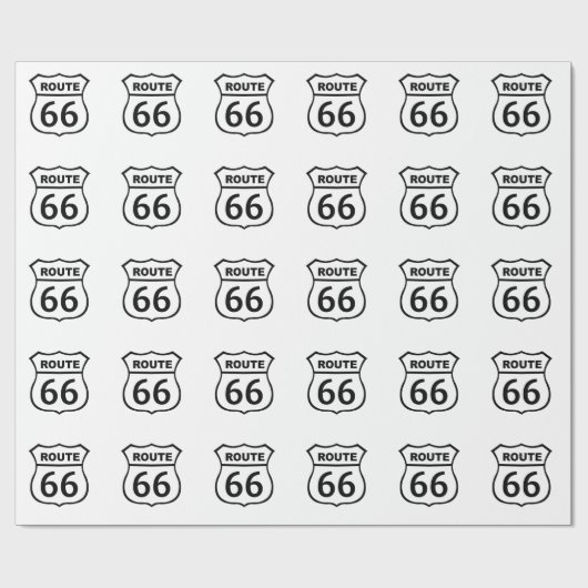 ルート66 ラッピングペーパー (フラット)