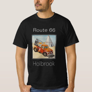 ルート66、レッカー&テペ、ホルブルックAZ Tシャツ