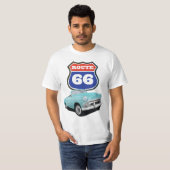 ルート66 レトロロゴ Tシャツ (正面フル)