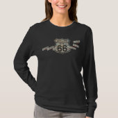 ルート66 ロングTシャツ シカゴからサンタモニカ Tシャツ (正面)