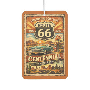 ルート66 ヴィンテージ レトロ センテニアル 100周年 カーエアーフレッシュナー