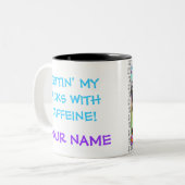 ルート66 -母道のマグ及びコップ ツートーンマグカップ (正面左)