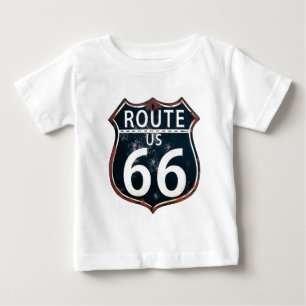 ルート66 -母道 ベビーTシャツ