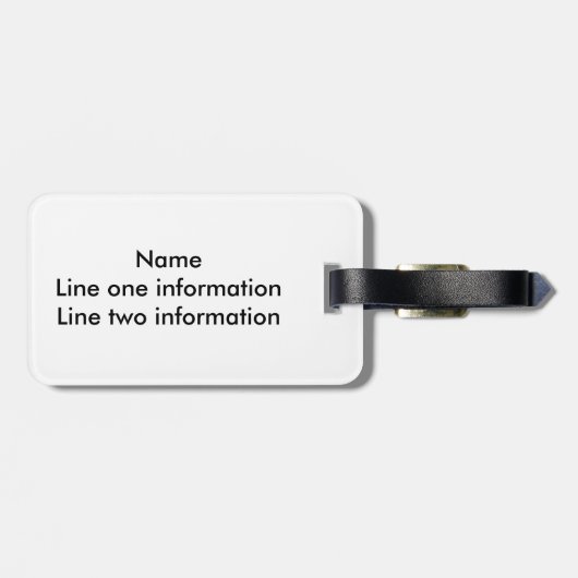 ルート66 – 荷物タグ ラゲッジタグ (裏面横)