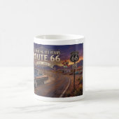 ルート66、100周年おめでとう コーヒーマグカップ (中央)
