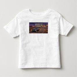ルート66、100周年おめでとう トドラーTシャツ