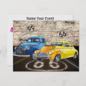 ルート66 - #2 - SRF 招待状 (正面/裏面)