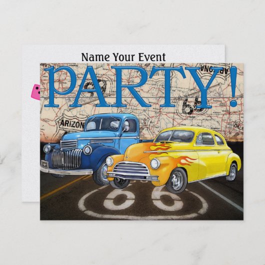 ルート66 - #3 - SRF 招待状 (正面/裏面)