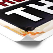 ルート66 - 700マイル砂漠の道端標識 ポスター (角)