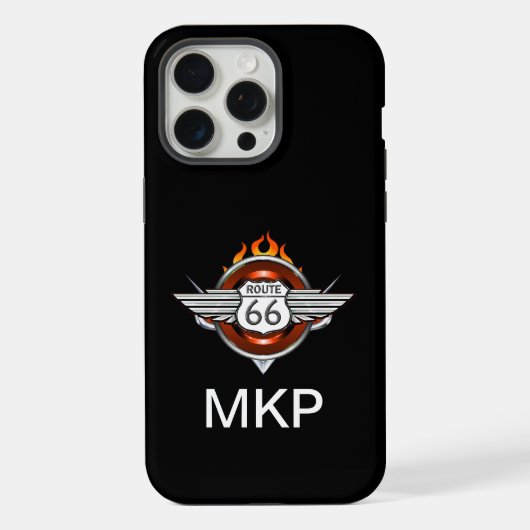 ルート66 iPhoneケース (裏面)