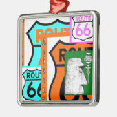 ルート66 Kingman Giganticus Headicus AZ メタルオーナメント (左)