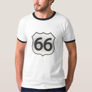 ルート66% pipe%のカッコいい tシャツ