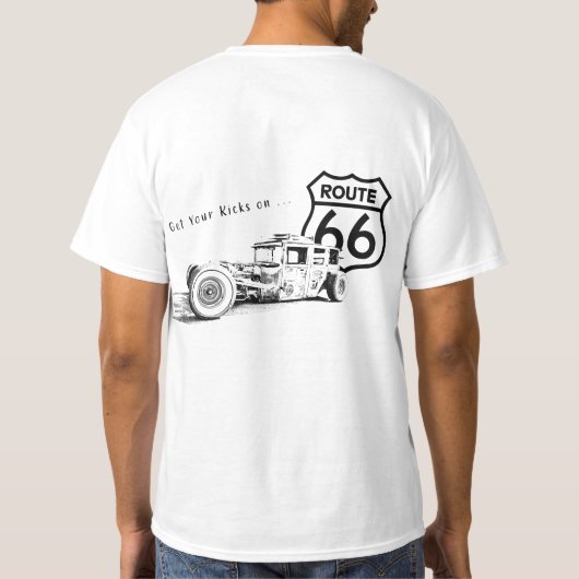 ルート66 Tシャツ (裏面)