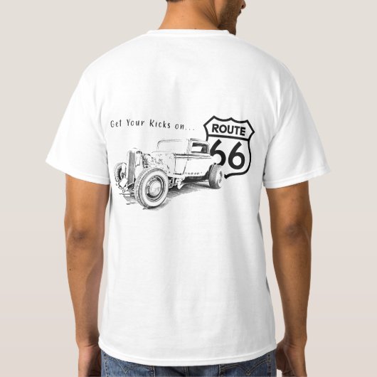 ルート66 Tシャツ (裏面)