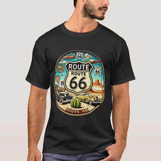 ルート66 Tシャツ (正面)