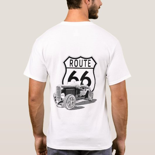 ルート66 Tシャツ (裏面)