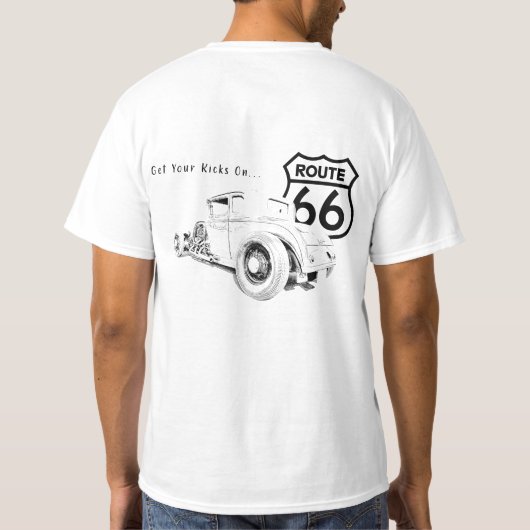 ルート66 Tシャツ (裏面)