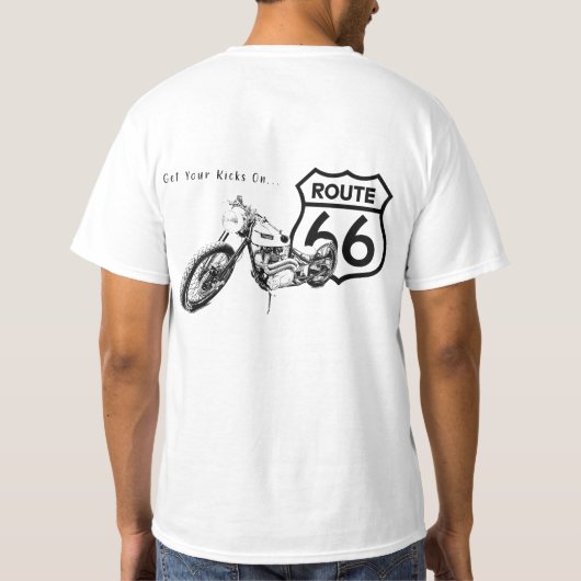ルート66 Tシャツ (裏面)