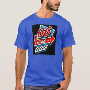 「ルート66」 Tシャツ