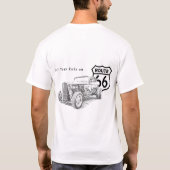 ルート66 Tシャツ (裏面)