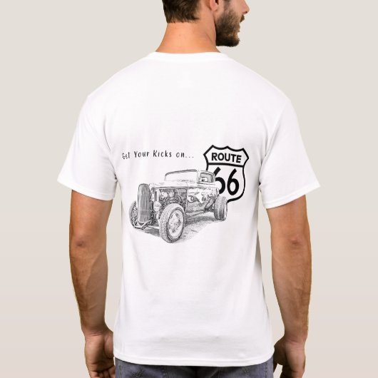 ルート66 Tシャツ (裏面)