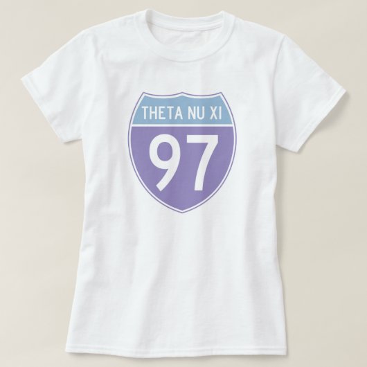 ルート97のティー Tシャツ (デザイン正面)