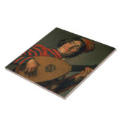 ルート(キャンバスの油)を持つこっけい者のポートレート タイル (側面)