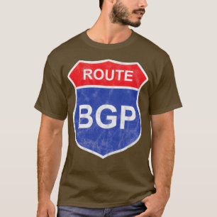 ルートBGPネットワークIT技術 Tシャツ