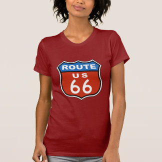 ルートUS 66標識 Tシャツ