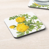 ルードゥートによるヴィンテージの花束、黄色のバラ コースター (左側)