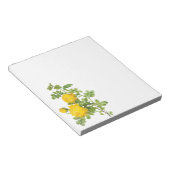 ルードゥートによるヴィンテージの花束、黄色のバラ〈レドゥートの黄色いバラ〉 ノートパッド (アングル)