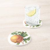 ルードゥートのヴィンテージ フード フルーツ、赤いざくろ コースター (側面)