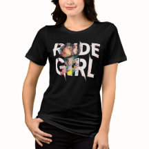 ルードガールTシャツ 不透明な反抗