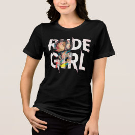 ルードガールTシャツ 不透明な反抗 トライブレンドTシャツ