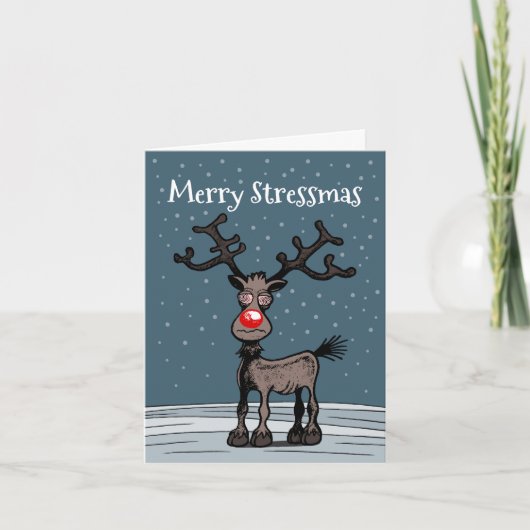 ルードルフのクリスマスカード シーズンカード (正面)